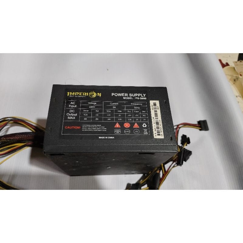 PSU IMPERION ATX-600W RGB