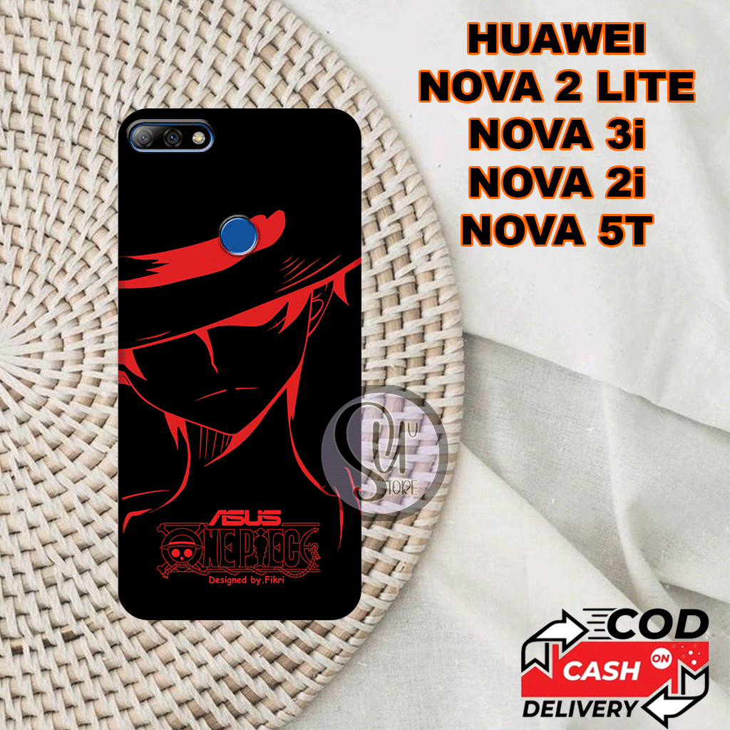 S1 Case Huawei Nova 2 Lite -nova 3i- nova 2i- nova 5t-Motif LUFFY-Casing Lucu-Softcase Keren-Bahan K