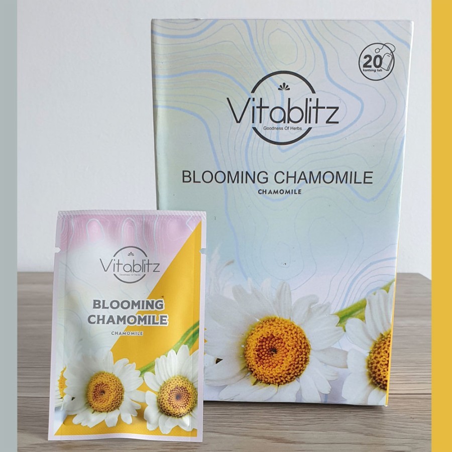 

Teh Celup Bunga Chamomile Vitablitz Blooming Chamomile Tea