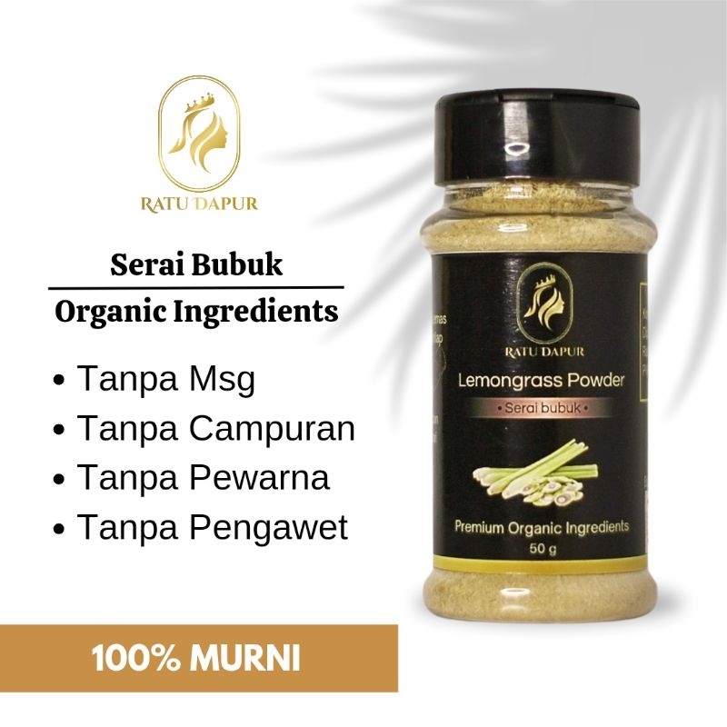 

Serai Bubuk Lemongrass Powder Bumbu Rempah Masakan Ratu Dapur