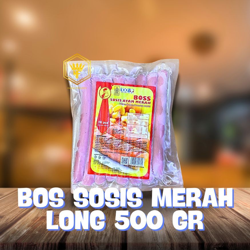 

BOSS SOSIS MERAH LONG 500GR, PUTIH LONG 500GR