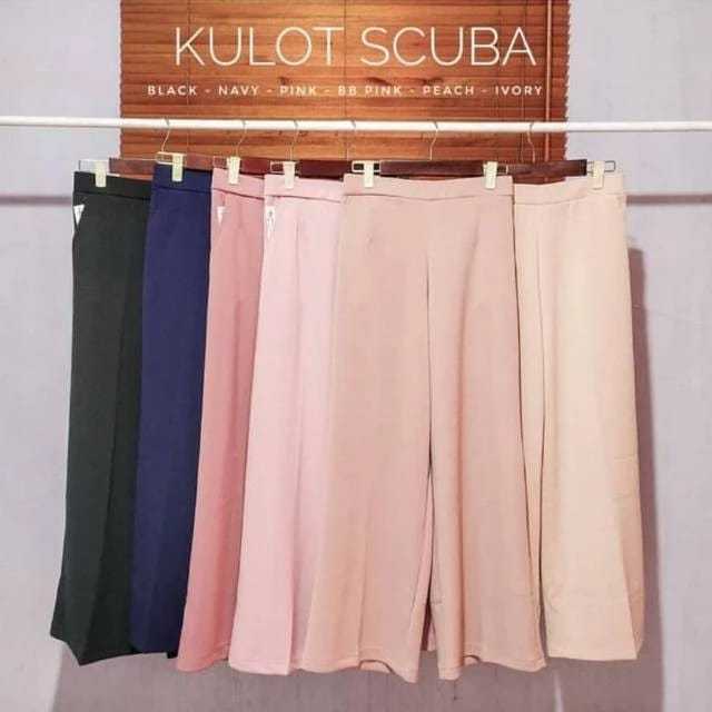 Kulot Scuba Kulot Scuba Premium Celana Scuba Wanita Kulot Scuba Jumbo Kulot Scuba Highwais