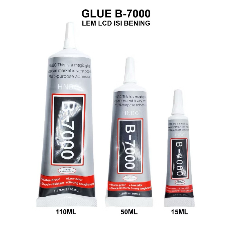 

LEM SERBAGUNA LEM LCD LEM TOUCSCREEN LEM LCD ISI BENING B7000 15ML 50ML 110ML
