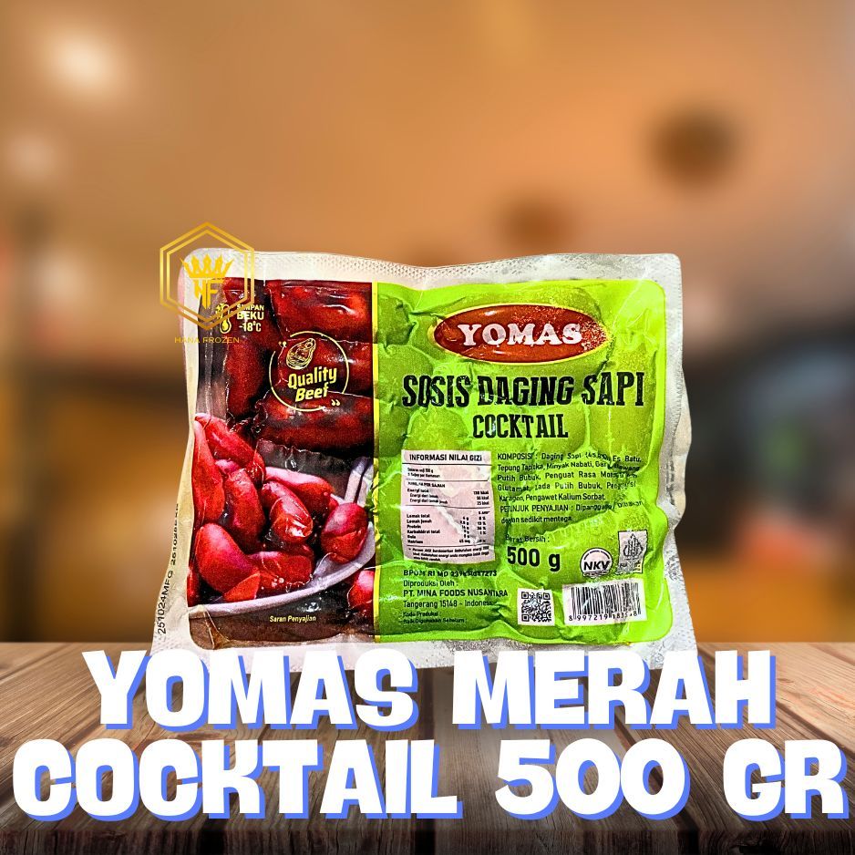 

YOMAS COCKTAIL MERAH SOSIS SERBAGUNA 500GR