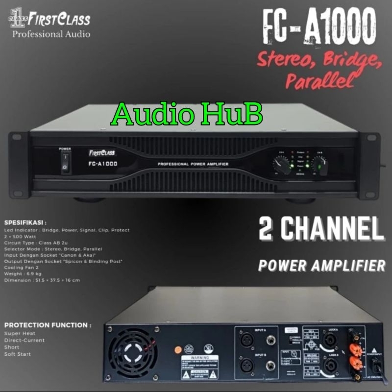 Power Amplifier  Firstclass A1000/ FC -A1000 Original