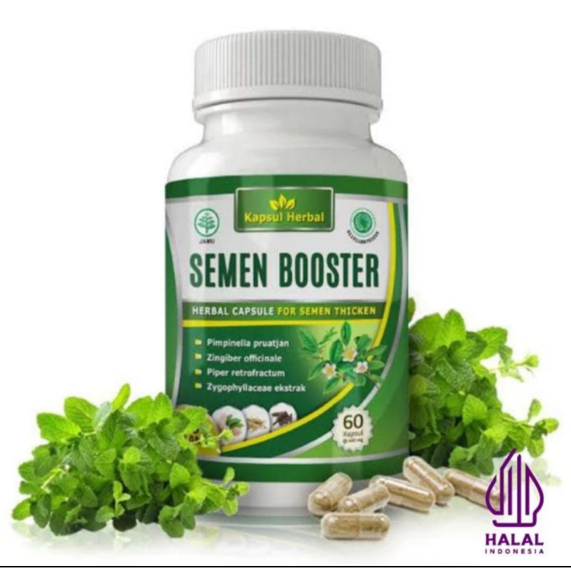 SEMEN BOOSTER SUPLEMEN HERBAL PENGETAL DAN PENYUBUR SPERMA PRIA AMPUH