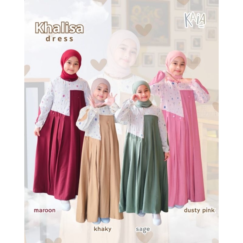 Khalisa Dress Anak Cewek