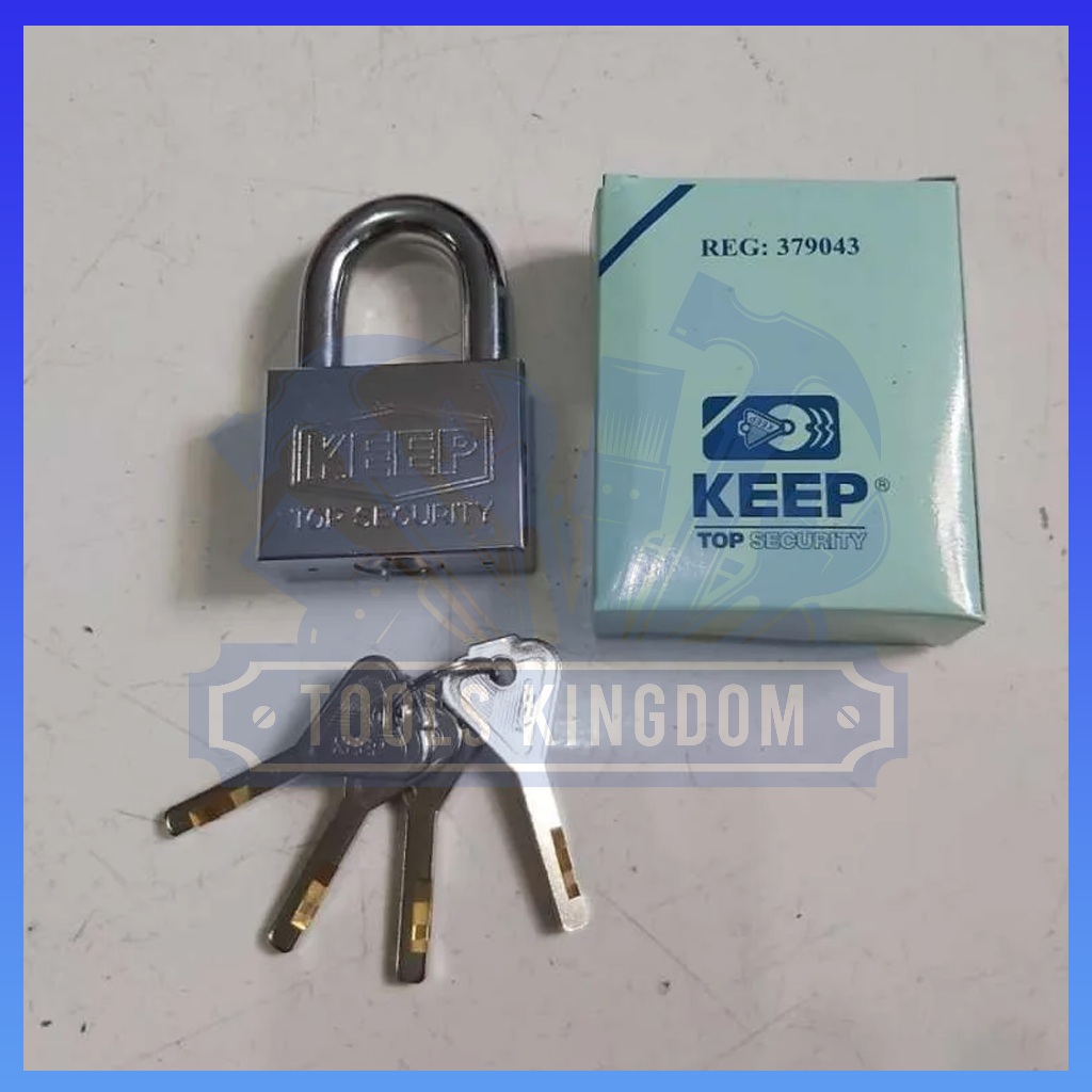 Gembok KEEP 50mm Pendek- KEEP Top Security Lock-KEEP Gembok stainless