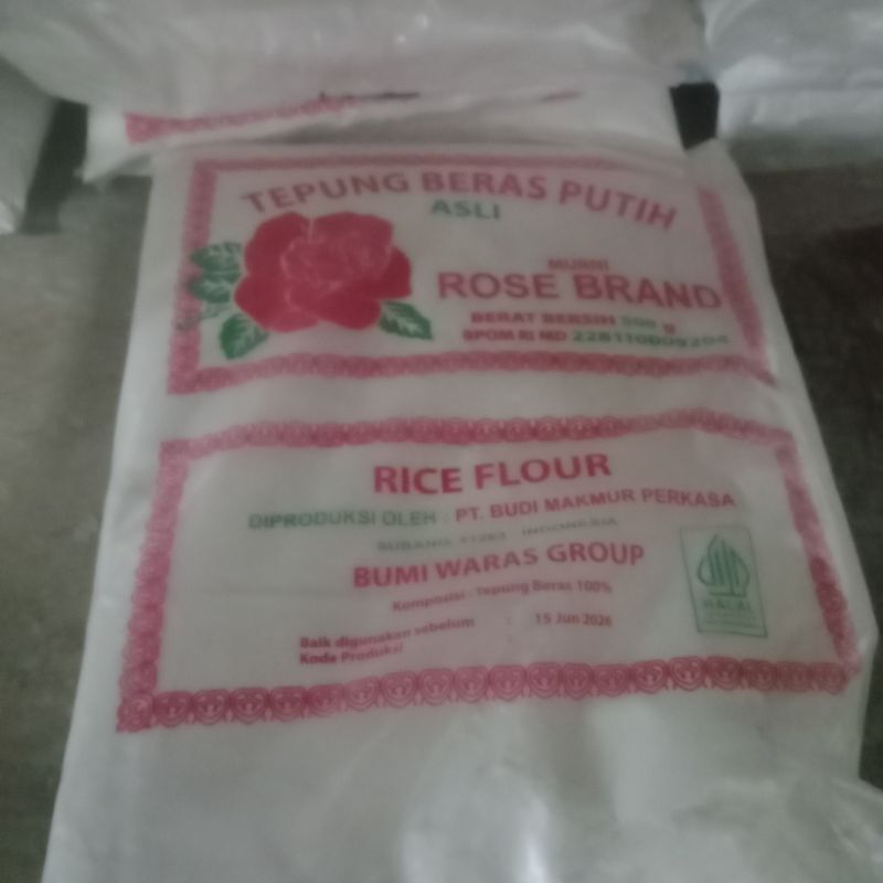 

Tepung Beras Putih Asli Rose Brand