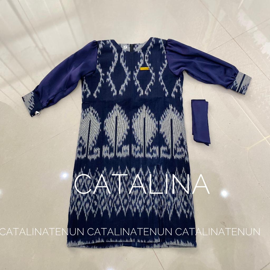 DRESS TENUN ANAK FATMA DRESS GAMIS ANAK GAMIS TENUN ANAK