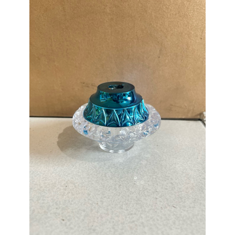 body trophy / asbak bening biru