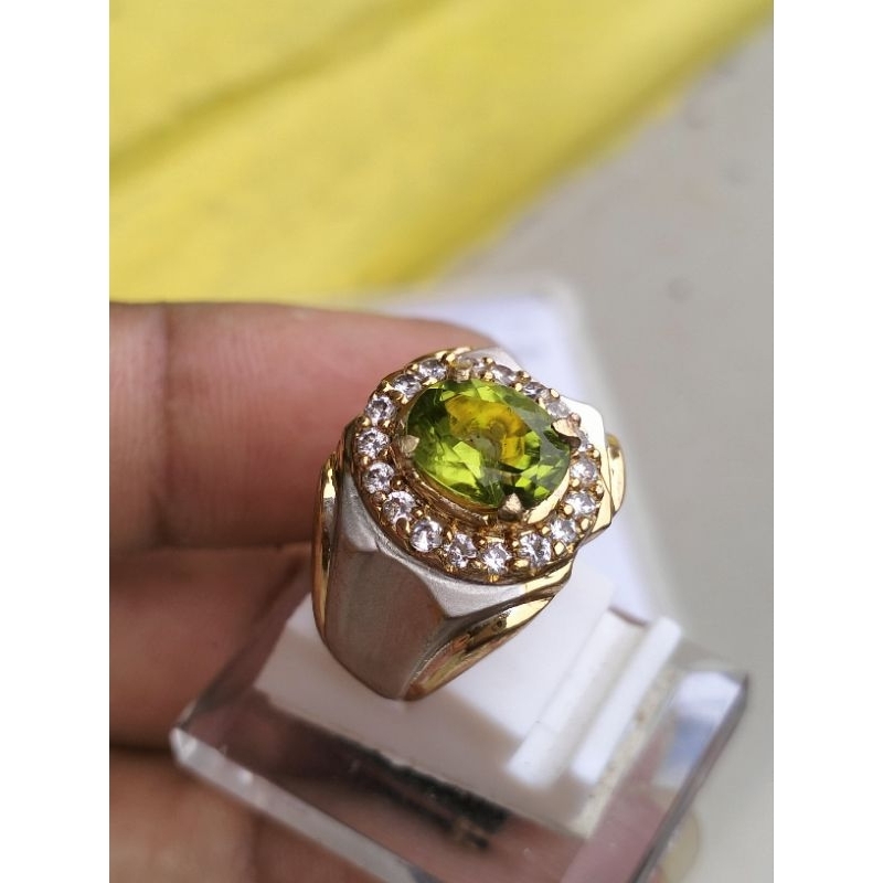 Natural Peridot Burma +Memo GRI