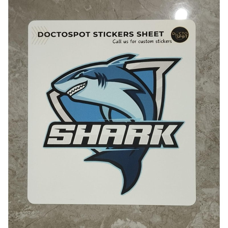 

Doctospot Stickers Sheet Shark 10x10 cm bisa custom ukuran dan gambar lain silakan chat admin