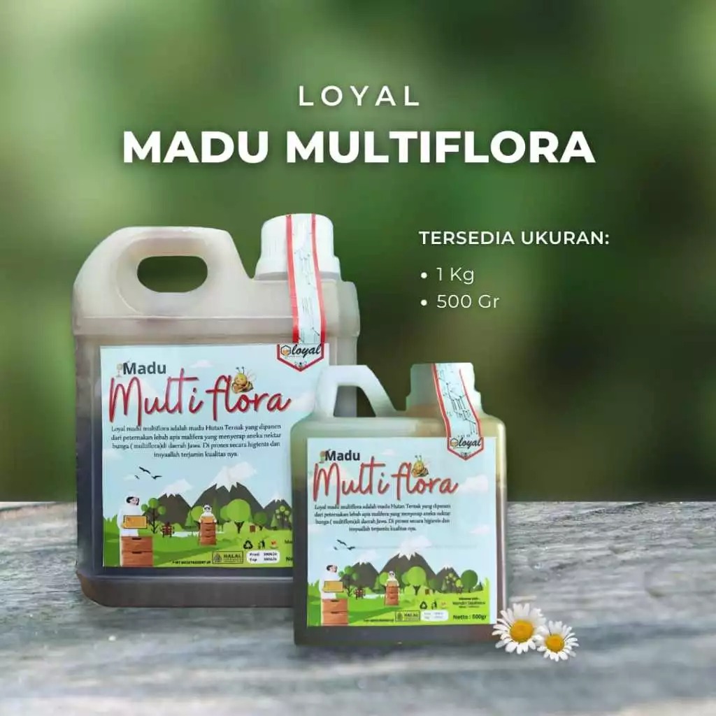 

MADU MULTIFLORA 1KG ASLI ORIGINAL - MADU NEKTAR MULTIFLORA