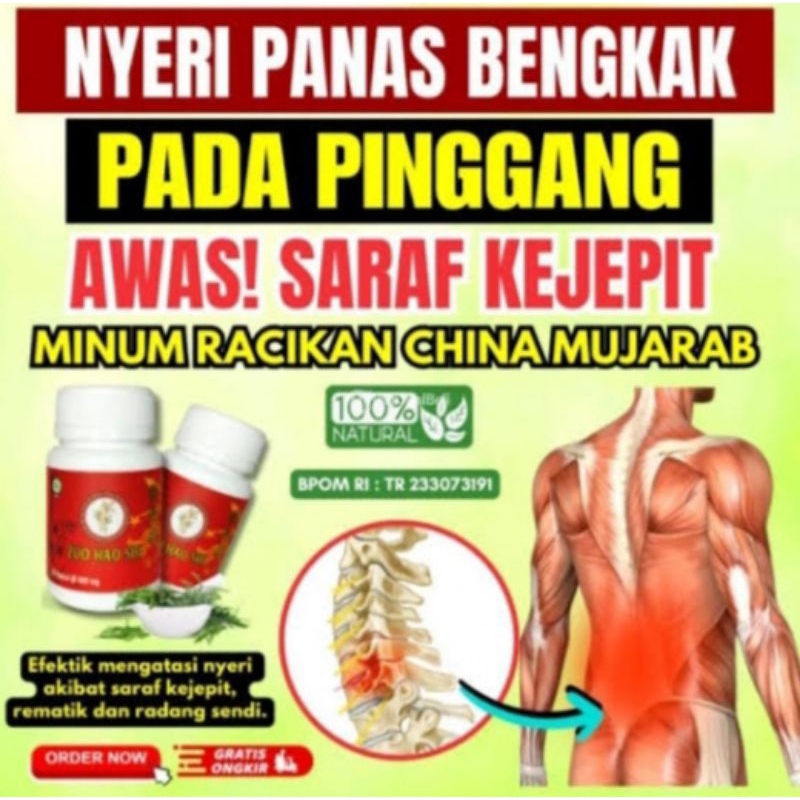 

1 Botol Zuo Hao Shi Obat Herbal Atasi Saraf Kejepit