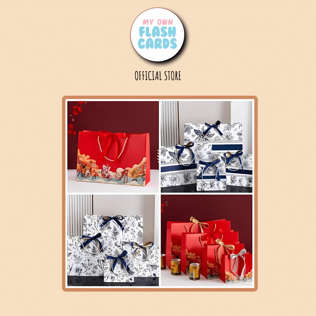 

Paper Bag Banyak Varian CNY Ulang Tahun Acara Goodie Bag Elegant Premium