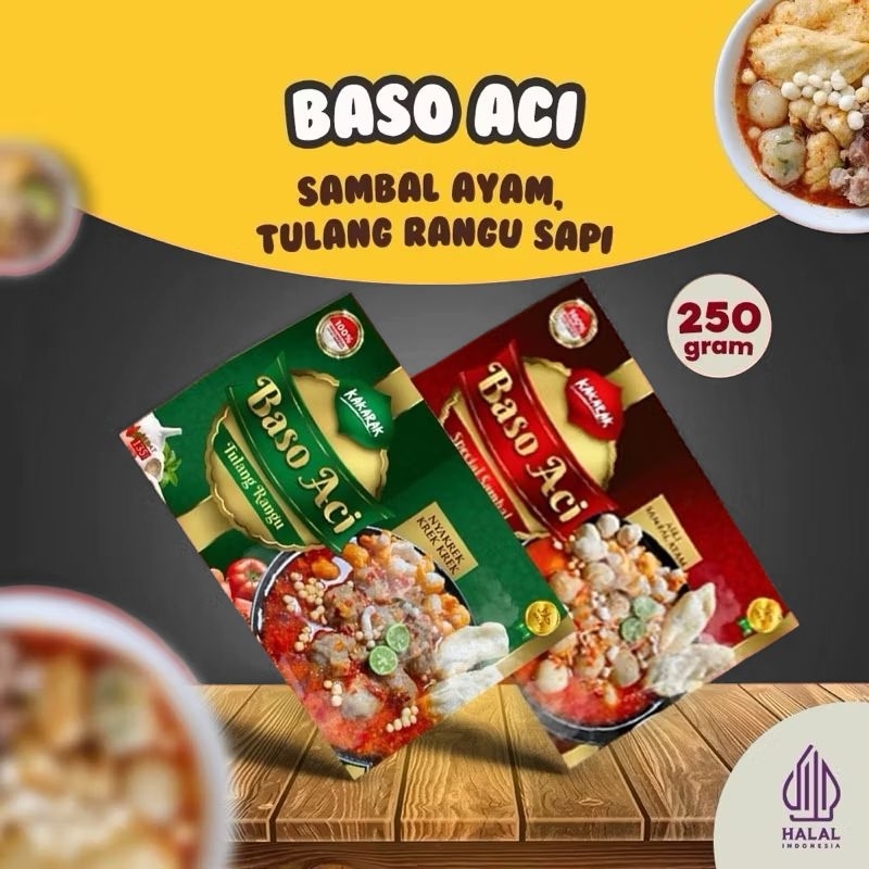 

BAKSO ACI KAKARAK - 250gr