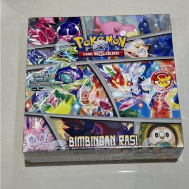 kartu pokemon bimbingan rasi 1 box