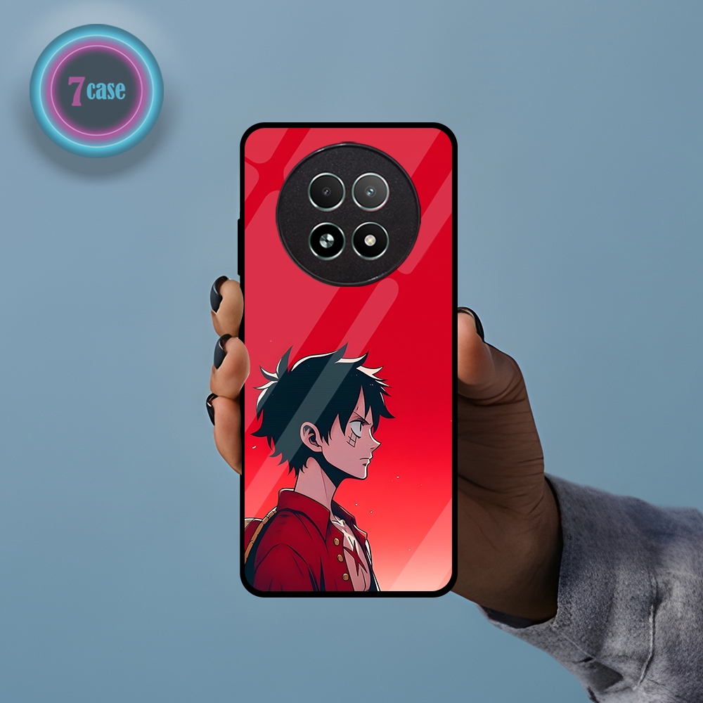 (DK01) Case Kilau Realme 13 I Casing Hp Realme | Pelindung Smartphone Motif LUFFY