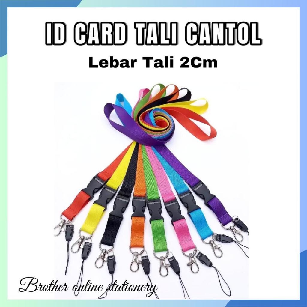 

BOS 10 Pcs ID Card Tali Cantol Besi/Lanyard Card Holder/Tali Lanyard