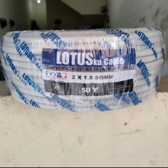 Kabel LOTUS NYMHY 2x1.5 @50Yard SNI