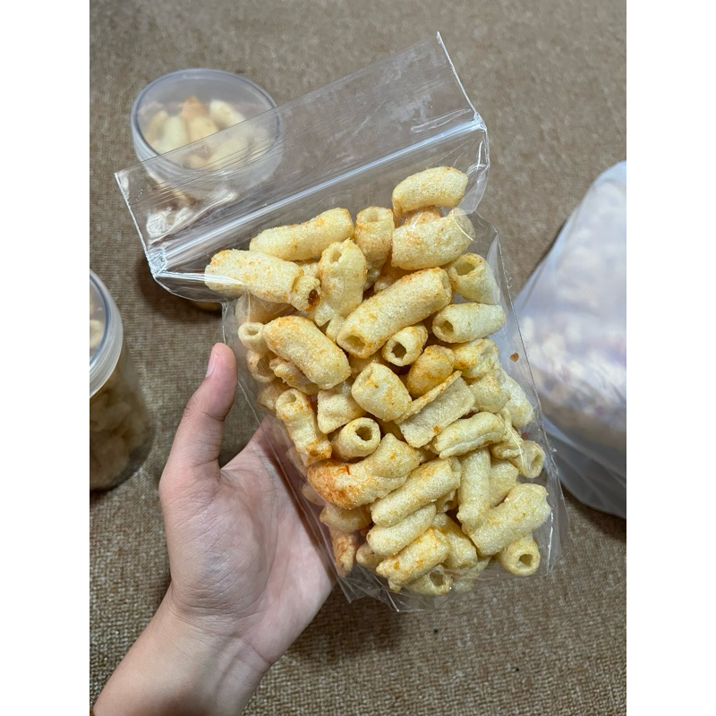 

Kerupuk Makroni Bawang Sambal Cabe