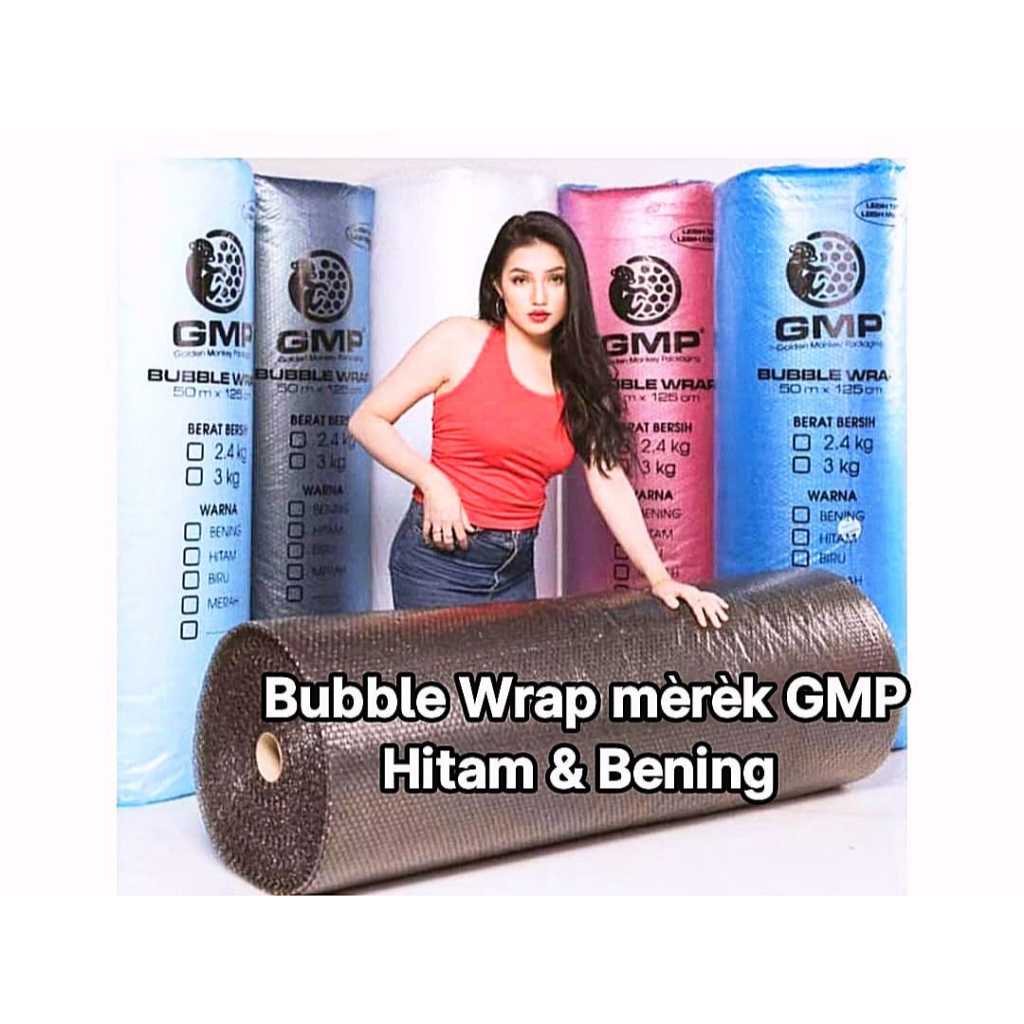 

GMP Bubble Wrap Hitam & Bening