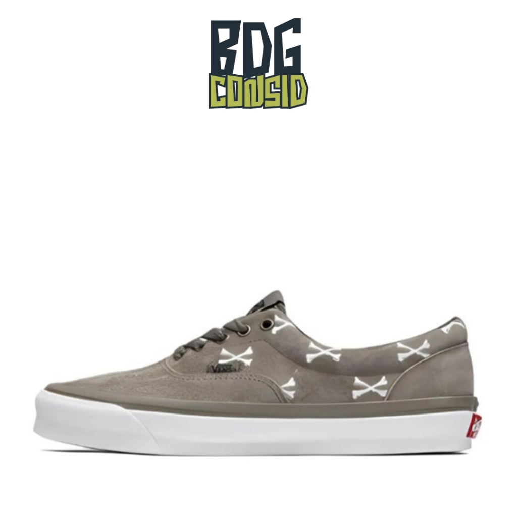 Sepatu Vans Era OG LX 22SS Skeleton Bone Coyote Brown White X WTAPS