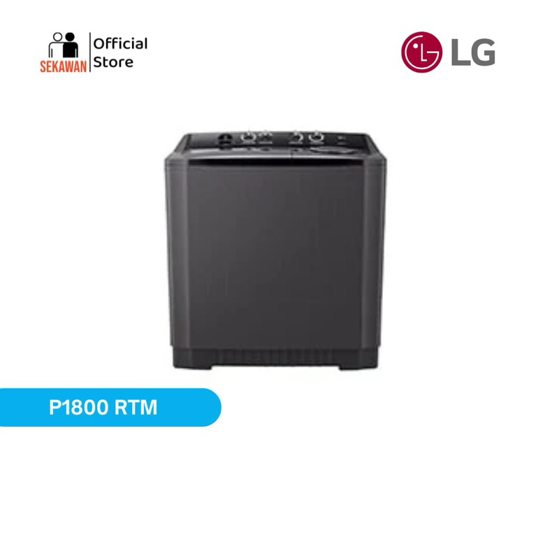 MESIN CUCI LG 18KG P1800 RTM ROLLER JET PULSATOR