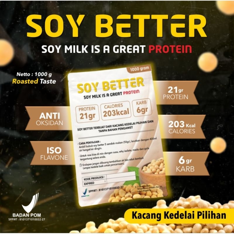 

Susu Kedelai Soy Better 5 Kg [PREMIUM QUALITY]