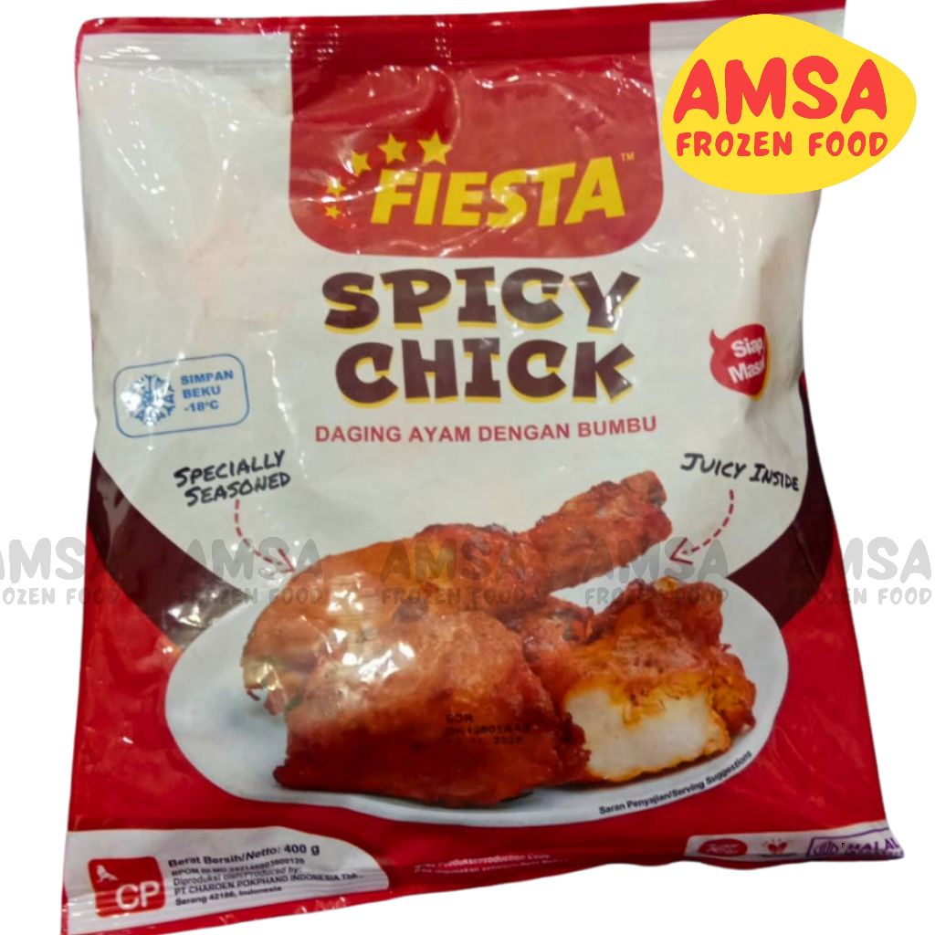 

Fiesta Spicy Chick 400g / Paha Ayam Berbumbu / Chicken Hot