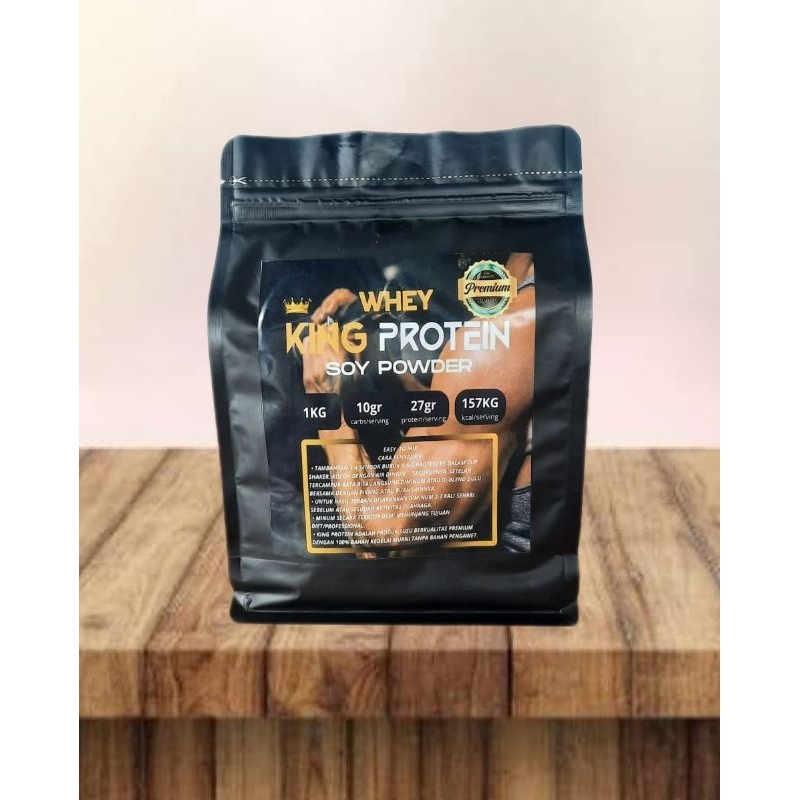 

Whey King Protein 1kg Kedelai Murni New Product Original