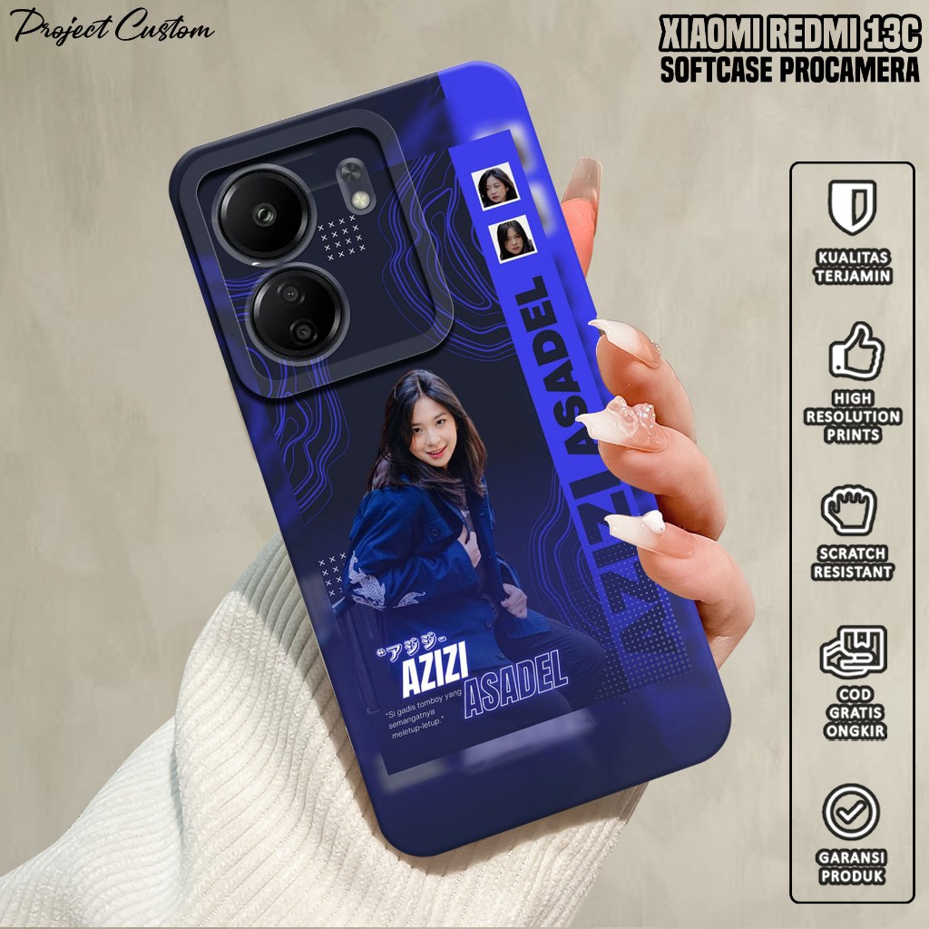 Softcase Xiaomi Redmi 13C - Case Hp Xiaomi Redmi 13C ( JKT48 ) Silikon Hp Xiaomi Redmi 13C - Casing 