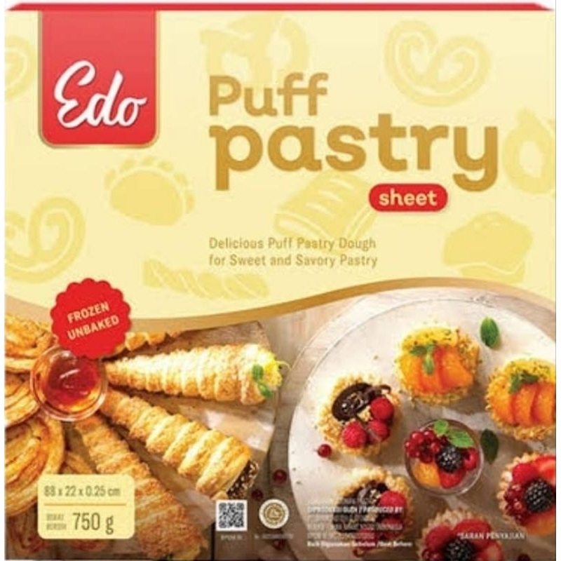 

Edo Puff Pastry Sheet 750 gram