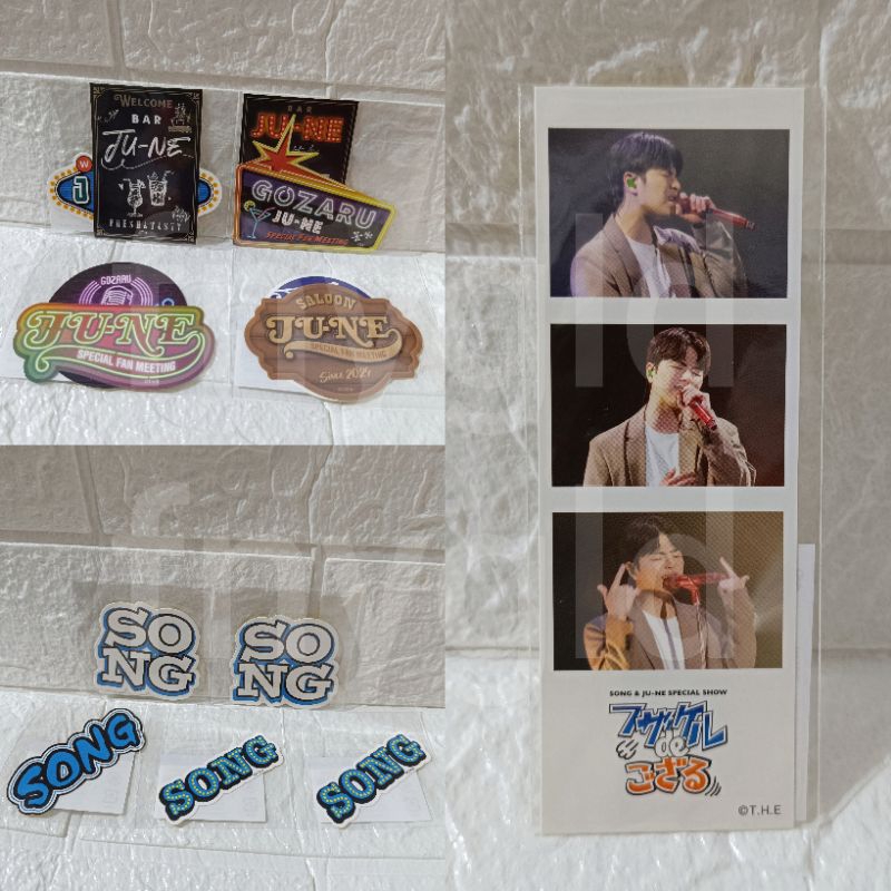 Official sticker photostrip iKON yunhyeong june koo junhoe Gozaru yoyo Japan photocard sealed