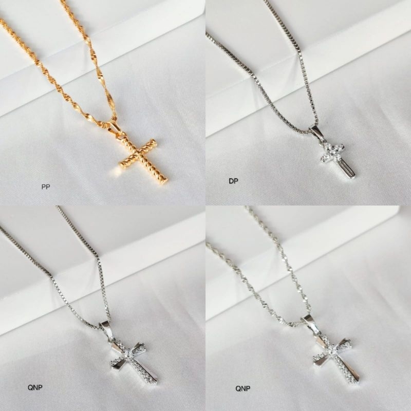 Kalung Salib Xuping Lapis Emas 18k