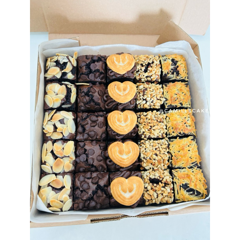

Fudgy Brownies Mix topping