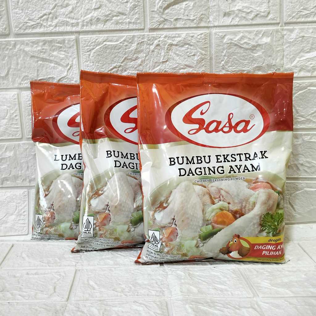 

Sasa Bumbu Ekstrak Daging Ayam 1kg Free Bubble Wrap dan Dus Tebal