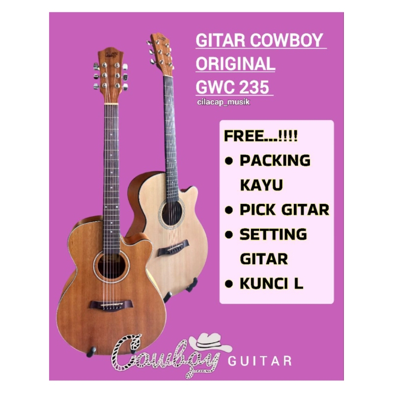 GITAR COWBOY GWC 235 NA GWC 235 NS GITAR COWBOY ORIGINAL