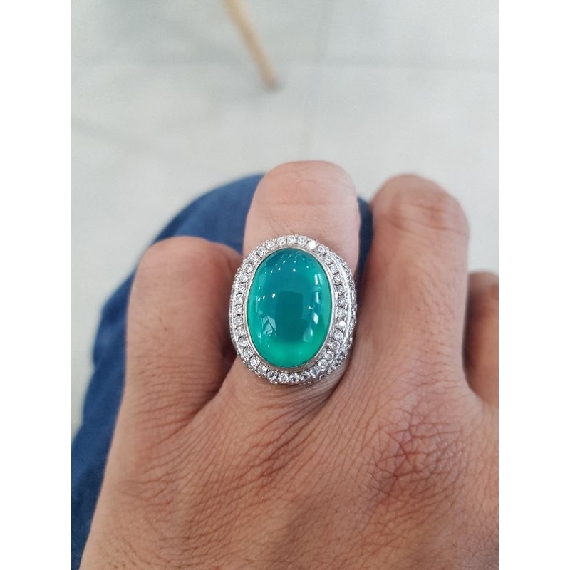 Cincin Batu Bacan Bluish HQ