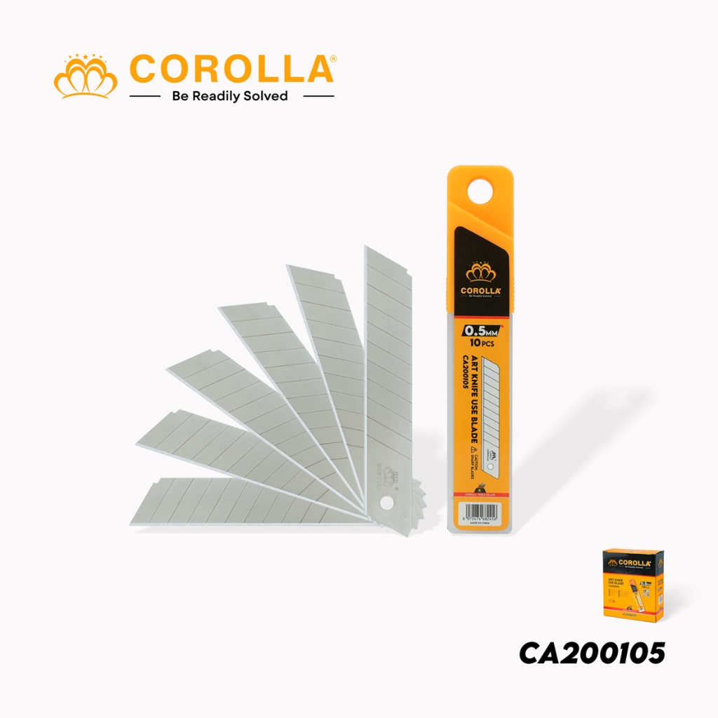 

Corolla Refill Isi Pisau Cutter 18 x 0.5mm / Isi Cutter Besar / Pisau Cutter CA200105