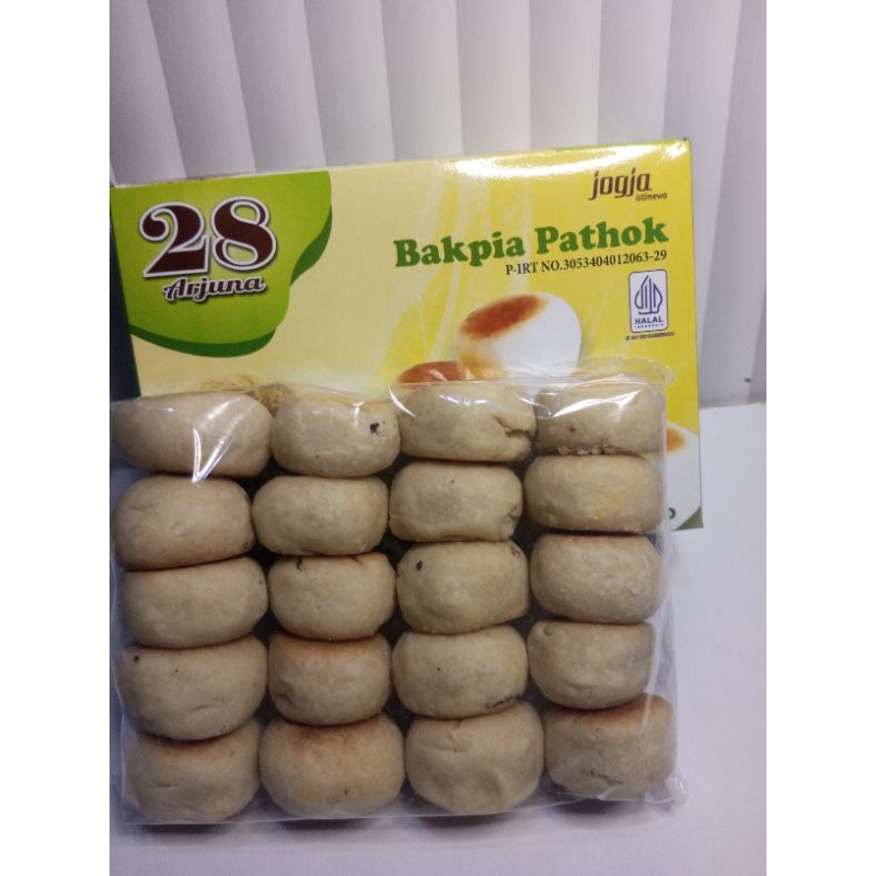 

Bakpia Pathok 28 Arjuna isi 20 biji/kering