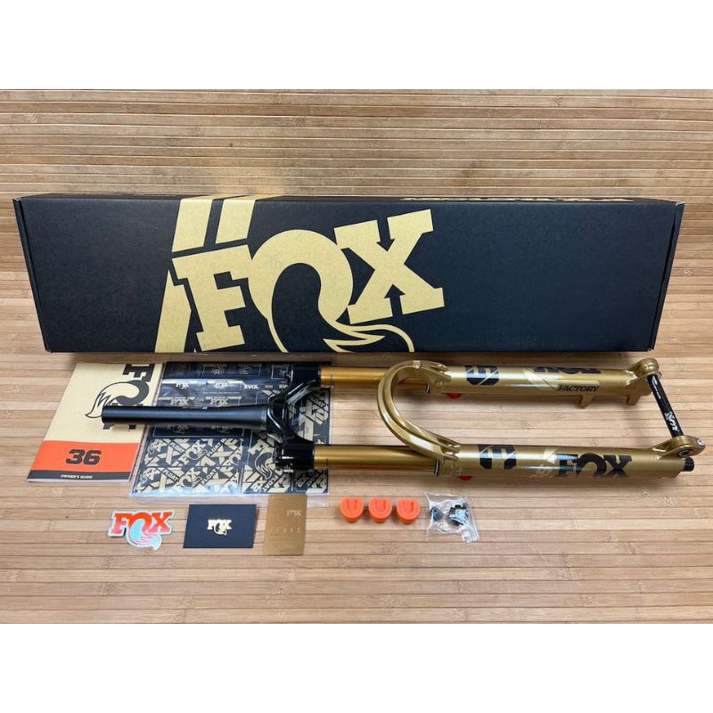 Fork Fox 36 Khasima Podium Gold 29 Travel 160 Ta15X110 Sett Grip X2 Spesial Edition 2025