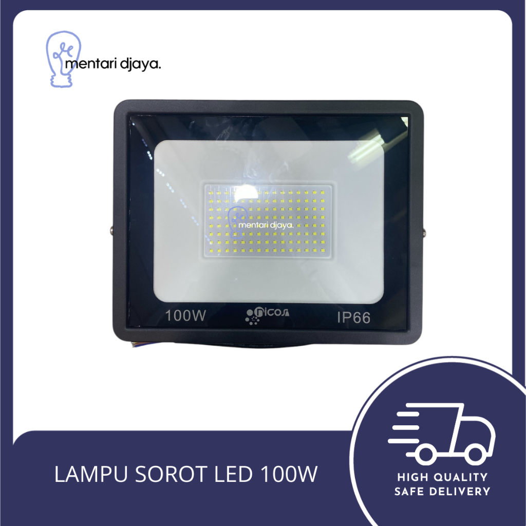 Lampu Sorot LED 100W/ Lampu Tembak 100W/ Floodlight LED 100W/ Lampu Sorot Lapangan LED 100W