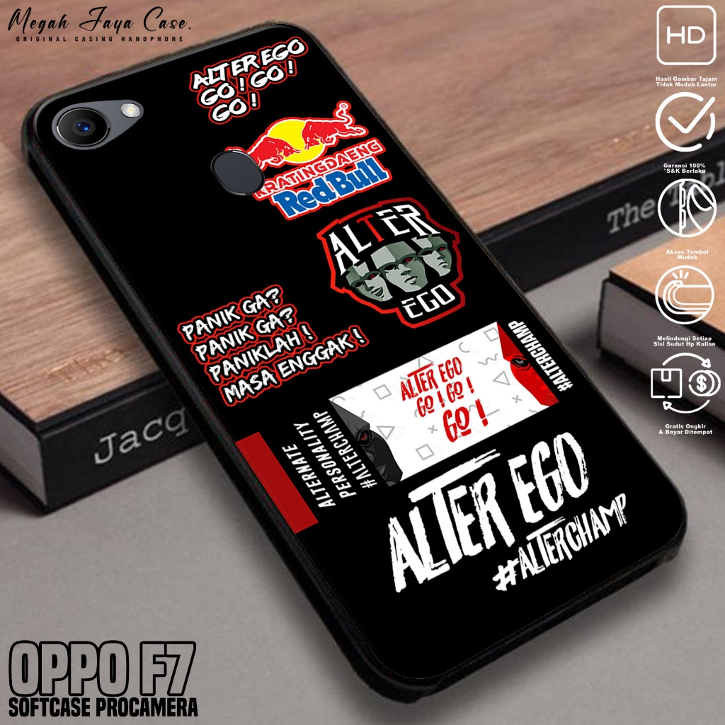 Case OPPO F7 - Softcase Hp OPPO F7 Motif ESPRT - Casing Hp Oppo F7 -  Silikon Hp Oppo F7 - Kondom Hp