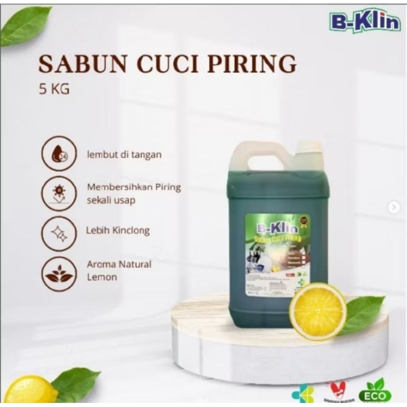 Sabun Cuci Piring B-Klin 5 Liter