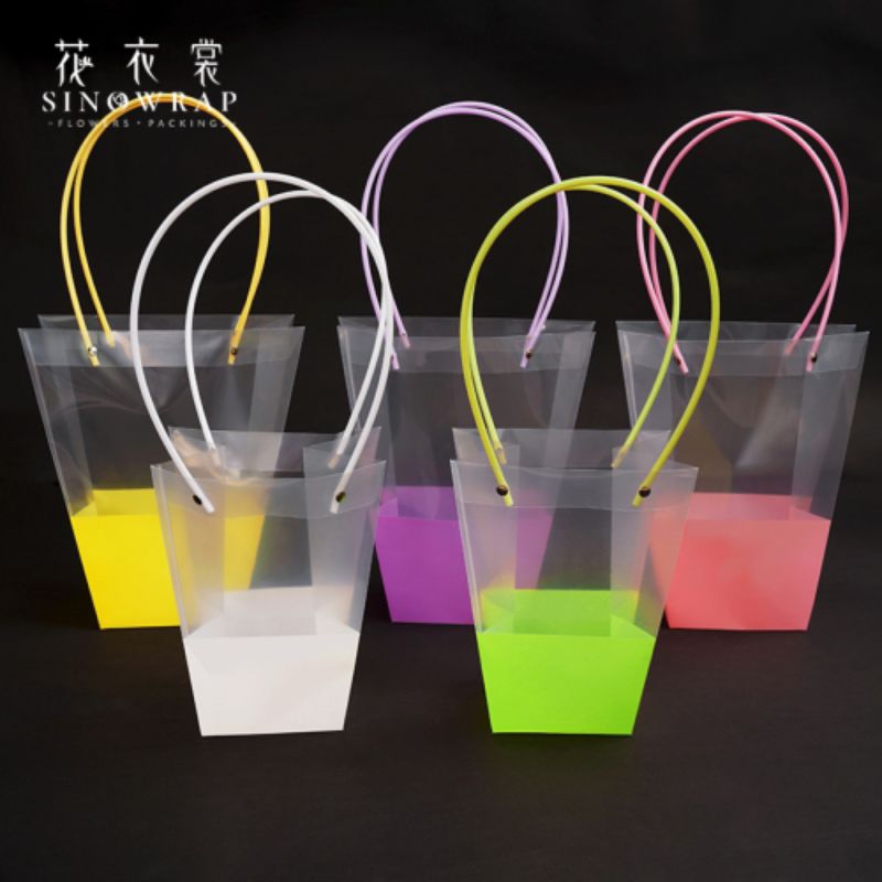 Tas buket transparan / OPP Flower bag tas buket bunga / Tas plastik / tas PVC