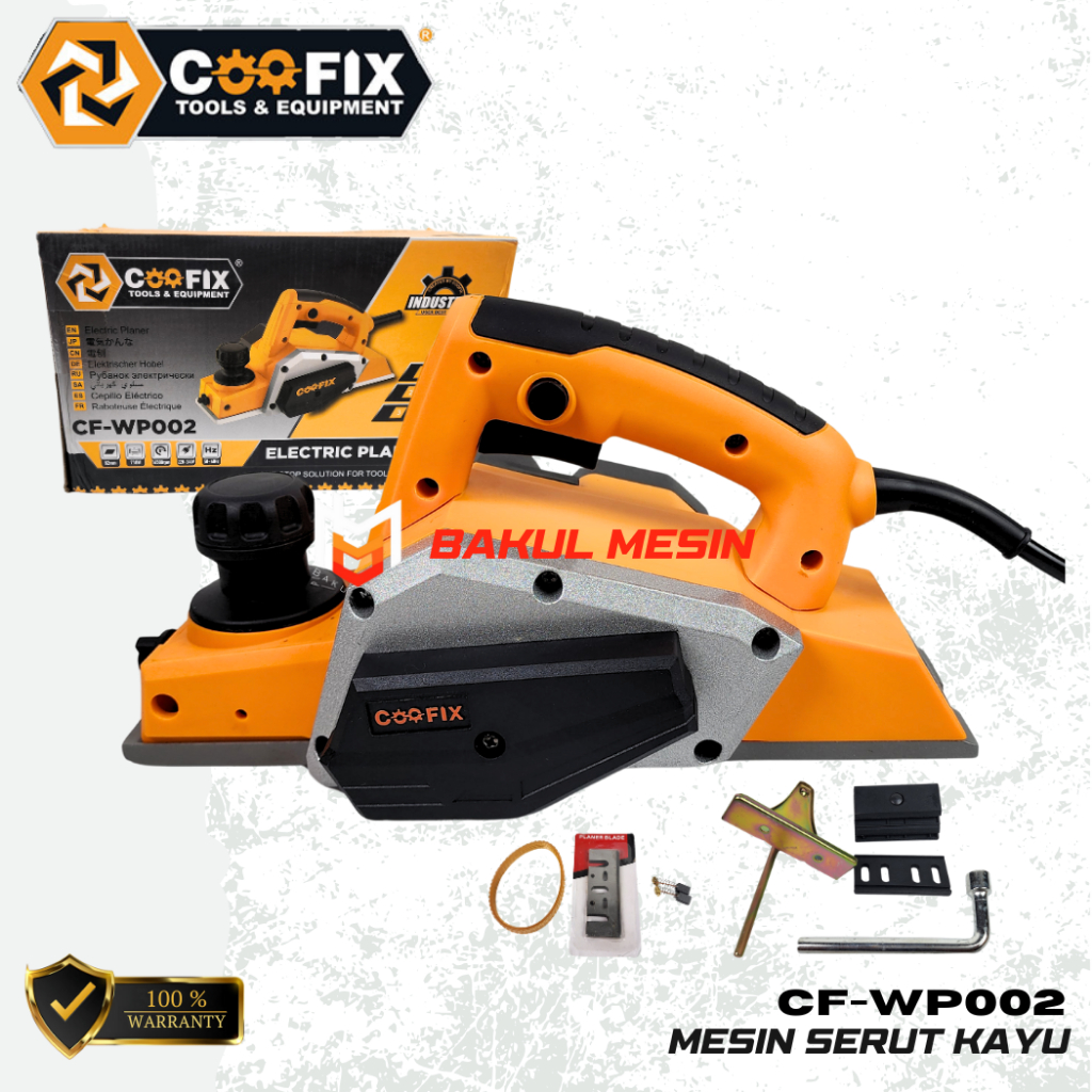 COOFIX CF-WP002 WP002 Mesin Serut Kayu Ketam Electric Planer