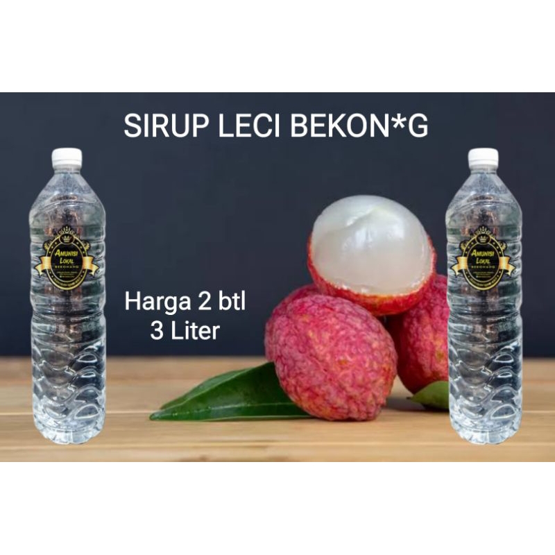 

Sirup sari buah leci asli