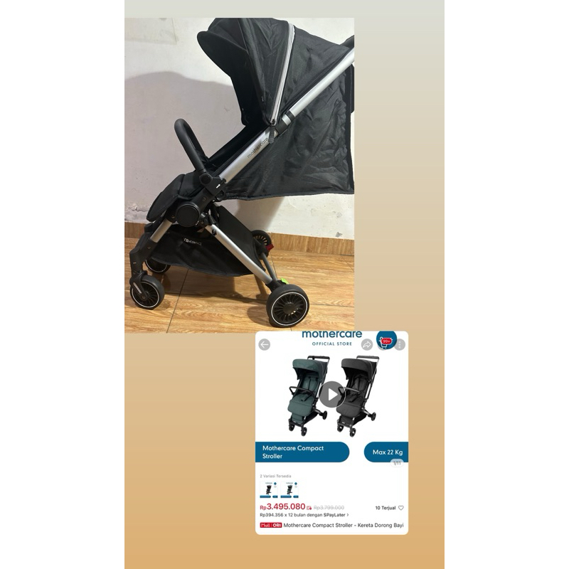 Mothercare Stroller Care Compact || Preloved Stroller Mothercare Compact || Stroller Second Motherca